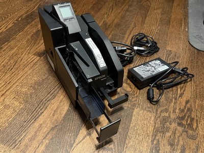 Epson TM-S2000-MJ 1-Pocket 110 DPM InkJet Check Reader - Tested and Working