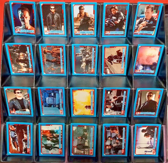1991 Topps Terminator 2 Judgment Day Trading Card Lot – 38 Cards + 6 Promo Cards