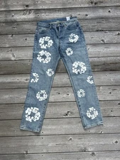 Denim Tears x Levi's 501 Cotton Wreath Jeans - 32x32 Authentic