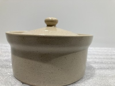 Pearsons Of Chesterfield Stoneware Small Crock With Lid Made In England
