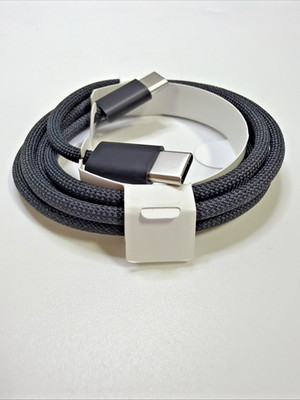 Rare Black Color OEM Apple 60W 1M Braided USB-C to USB-C Charging Cable A2795