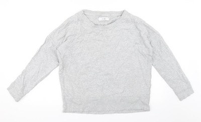 NEXT Damen Pullover Sweatshirt grau Größe 12