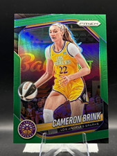 Cameron Brink 2025 Panini Prizm WNBA #87 Green Prizm Los Angeles Sparks