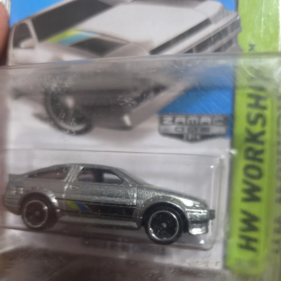 Hot Wheels 2014 Walmart Exclusive Zamac #6 86 Toyota Corolla AE-86 HW Workshop - Imagem 2 de 4