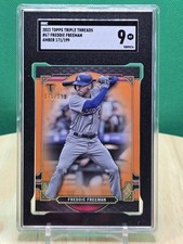 2022 Topps Triple Threads - Freddie Freeman #67 Amber /199 LA Dodgers MLB 