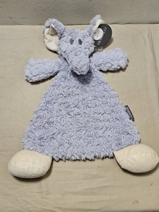 2023 Demdaco Lovey COZ Ellery Elephant Rattle Blankie 14" Plush With Tags