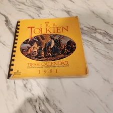 THE J. R. R. TOLKIEN DESK CALENDAR 1981, HILDEBRANDT ILLOS, BALLANTINE BOOKS