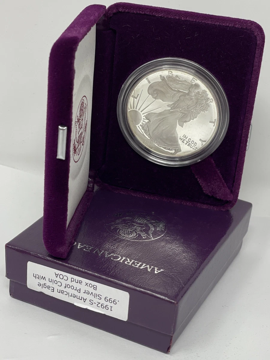 1992 American Silver Eagle 1oz 銀貨 American Eagle 1992 Silver Bullion Coins for sale | eBay