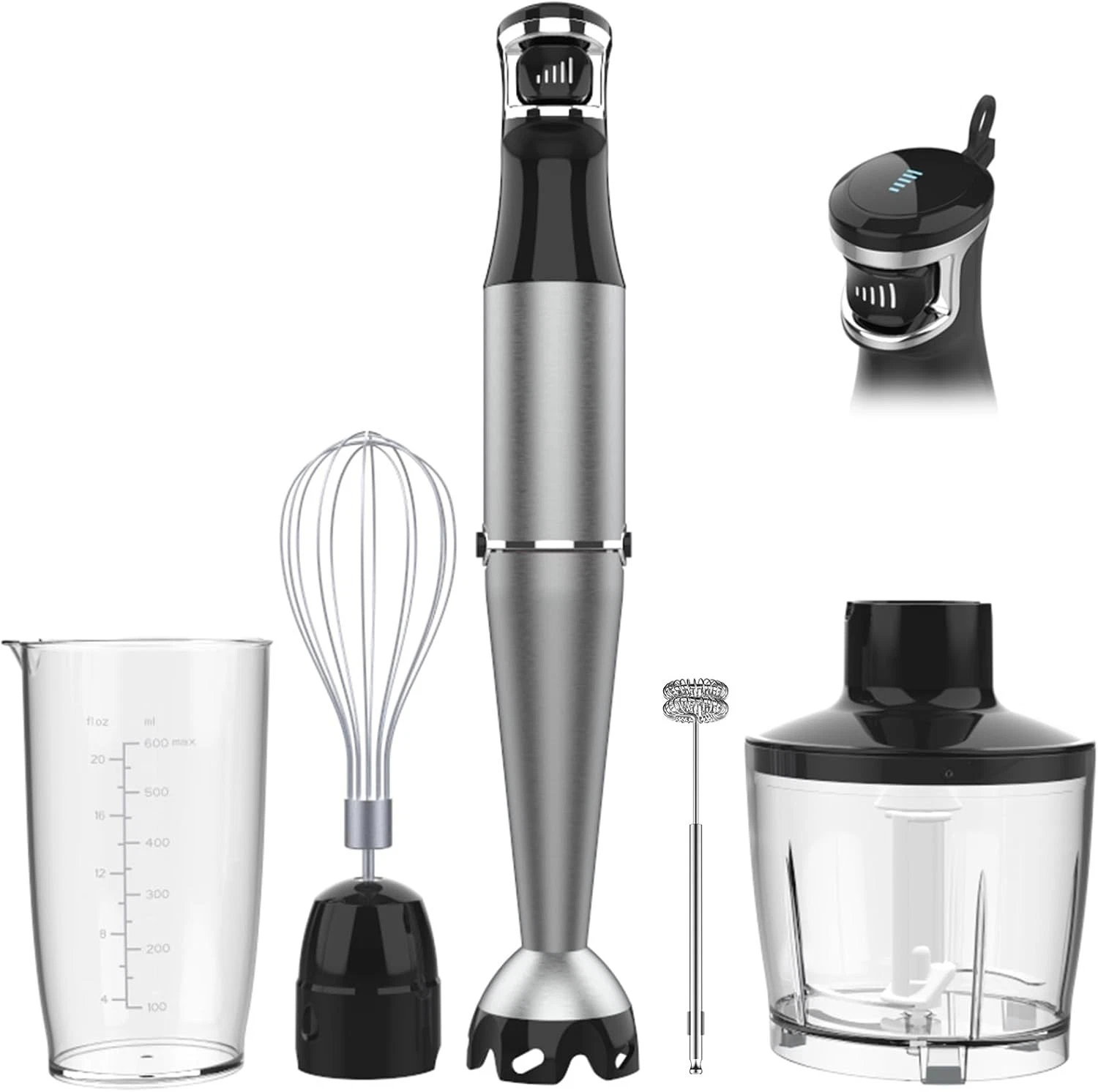 Immersion Blender Handheld Corded Hand Blenders Set 1100W, Trigger Variable Spee
Opens in a new wind