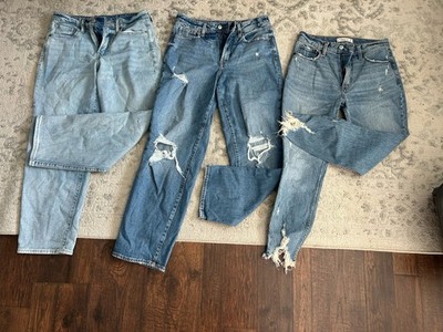 Lot Of 3 Women s Jeans Size 6 - Assorted Brands - Old Navy & Abercrombie & Fitch