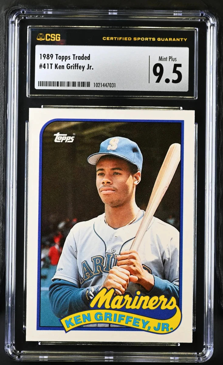 Topps Ken Griffey Jr 9.5 Graded Baseball Sports Trading Cards
