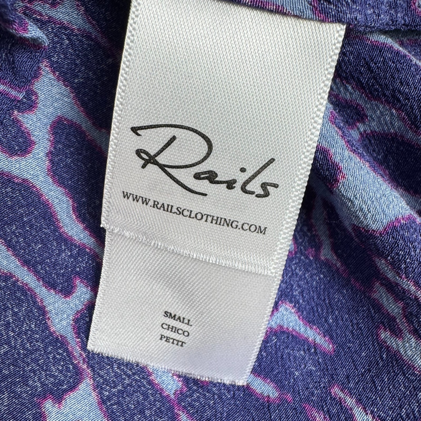 Rails Mariah Static Leopard Button Front Blouse R… - image 4