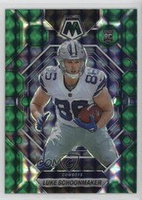 2023 Panini Mosaic Rookies Green Mosaic Prizm Luke Schoonmaker #344 1o8k