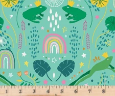 Frog Song Sunrise ROS58310 Art Gallery Novelty Kids  Cotton Fabric By half yard