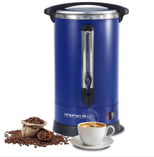 Commercial Coffee Urn,120 Cup Commercial Coffee Maker,18L Double Wall Stainless