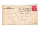 CIVIL WAR Roswell Farnham Atty Gov VT Boston Flag G 1896 Writing Back Cover z38