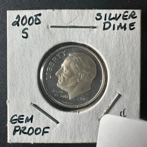 2005 S Roosevelt Dime Silver Proof
