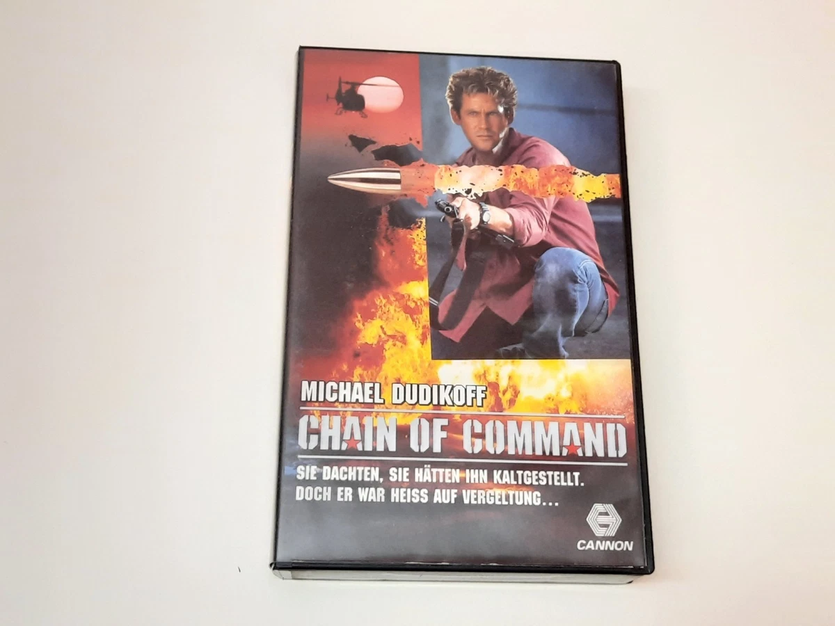 Chain Of Command 1994 VHS German PAL Cannon Video Michael Dudikoff Todd Curtis
