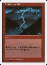 1x Lightning Bolt - NM - See Pic for Set - SPARROW MAGIC mtg