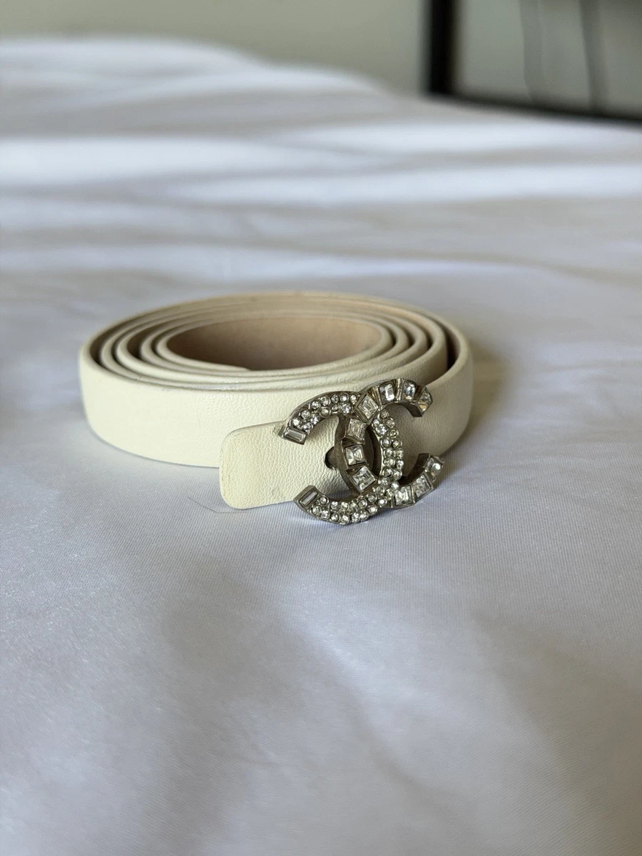 CHANEL ホワイト ラバーベルト CHANEL ホワイト ラバーベルト CHANEL ホワイト ラバーベルト CHANEL