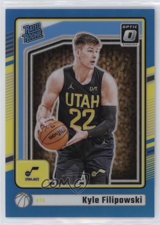 2024 Panini Donruss Optic Rated Rookie Aqua Prizm 140/225 Kyle Filipowski #300