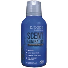 Code Blue D-Code Odor Eliminator Laundry Detergent 16 oz.