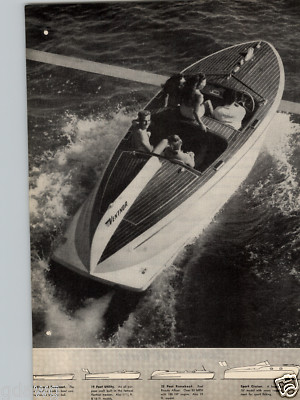 1946 PAPER AD 4 PG Ventor Motor Boat Boat Tail Runabout Barbour Cape Cod