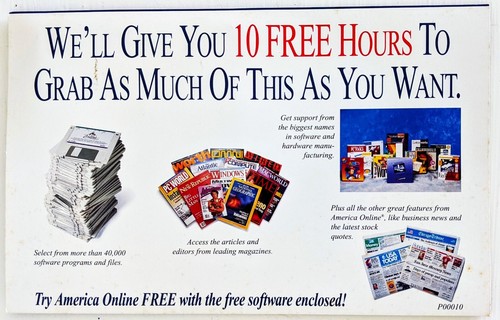 RARE Version 1.1 America Online 3.5" Floppy Disk, AOL Collector's / Install Disk - Picture 2 of 4