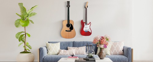 Heavy Duty 4PCS Guitar Hanger Stand Holder Hooks Display Wall Mount Fast Ship US - Picture 17 of 17