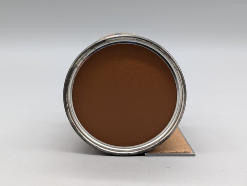 Vintage 1960s Yahtzee Game Replacement Leather Cardboard Brown Yellow Dice Cup - Picture 7 of 7