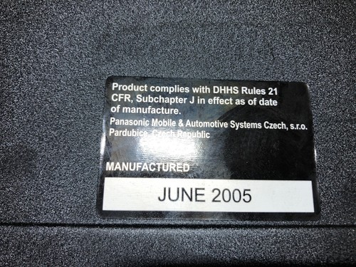 2005 VW TOUAREG 5DR 6 DISC CD CHANGER HEAD UNIT 1J6035111 - Picture 4 of 4