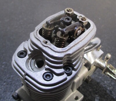 Enya 41-4C 6.64cc 4 stroke glow engine with muffler, used for R/C
