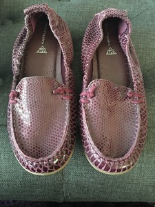 New Women S Hush Puppies Ceil Loafers Slip On Purple Snake