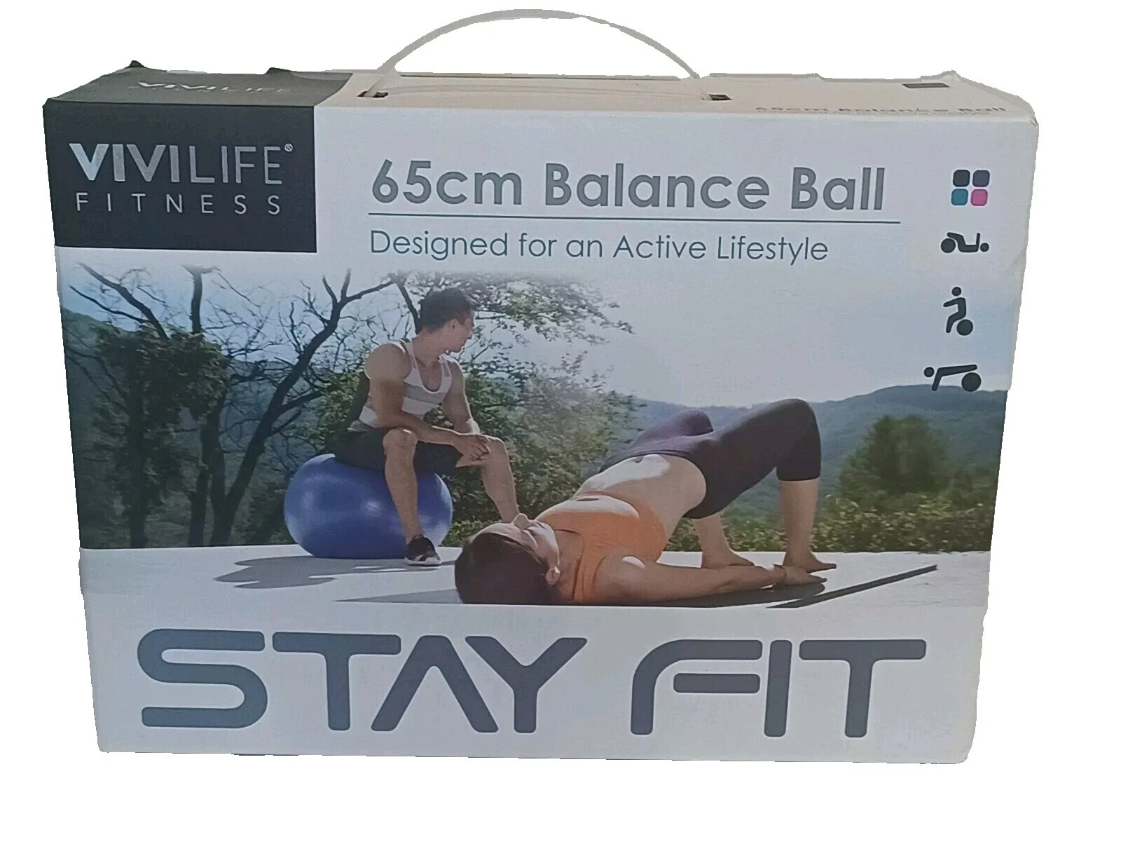 Bolas de Ejercicio de Plástico Negro New Balance