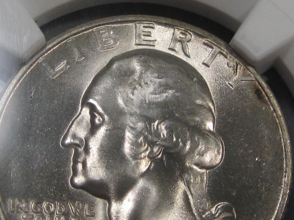 GEM BU 1953-S Silver Washington Quarter NGC MS66. #2 - Image 3 of 4