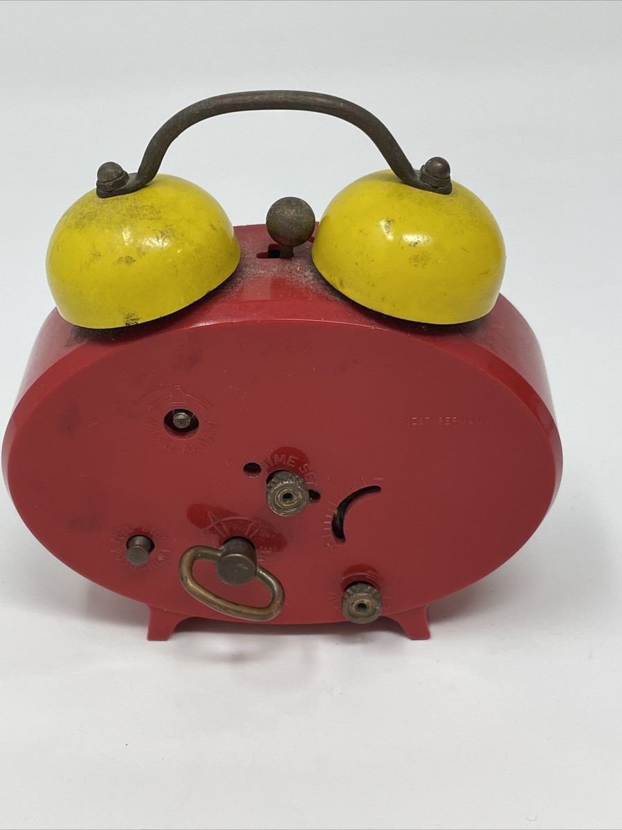 【動作OK】BRADLEYその② 1960～70年ミッキー ゼンマイ目覚まし時計 動作OK】BRADLEYその② 1960～70年ミッキー ゼンマイ目覚まし時計