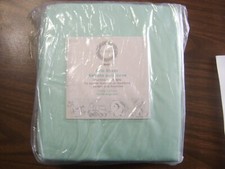 AURAA Baby Fitted Crib Sheets Set 2 Pack Crib Mattress Topper - Full AQUA NWT