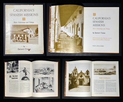California's Spanish Missions Spencer Crump 1975 1st Edition HC/DJ Trans-Anglo