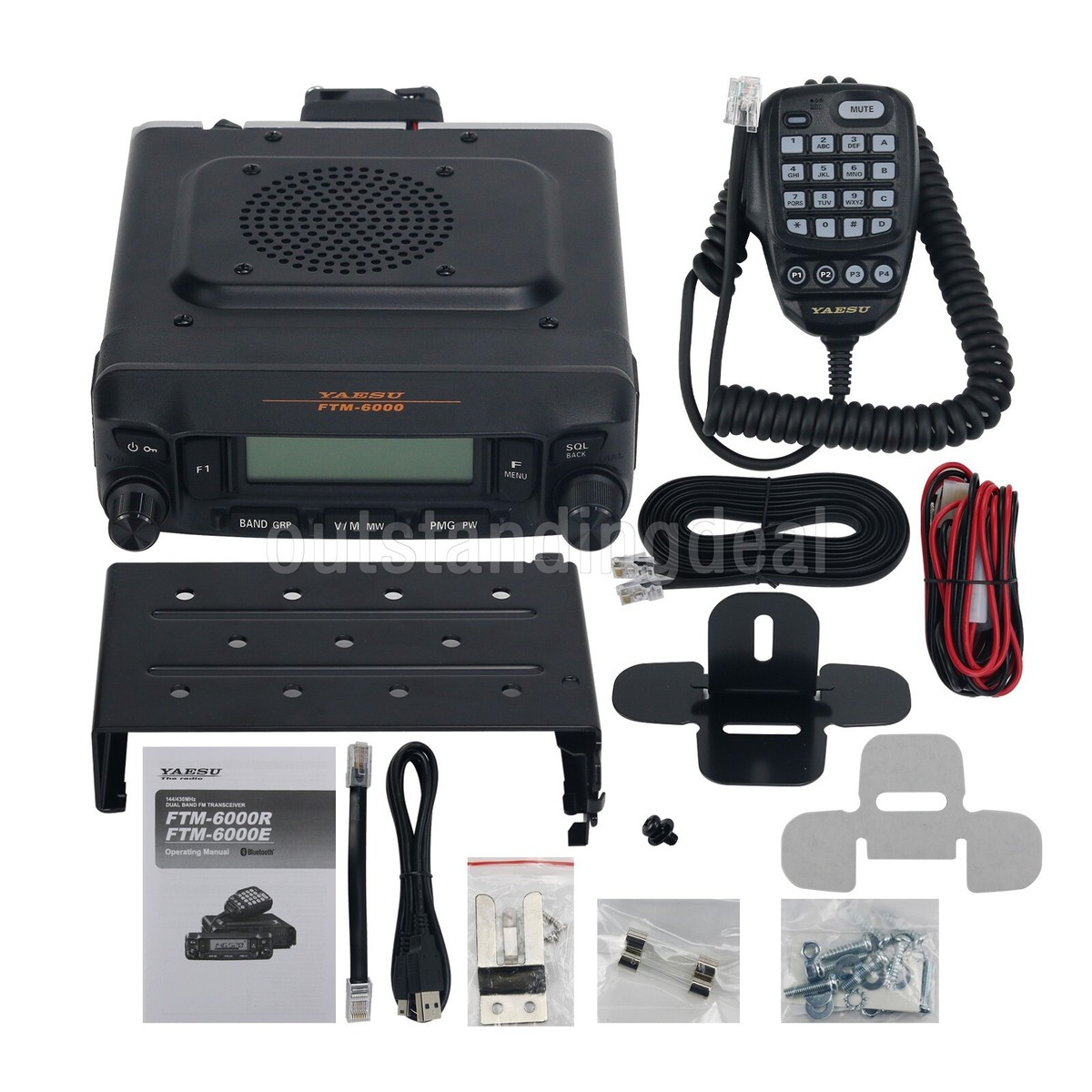 FTM-6000R Dual Band Mobile Radio 50W Car VHF UHF Transceiver For
