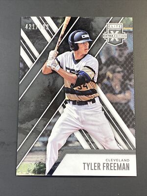 2017 Panini Elite Extra Edition #71 Tyler Freeman RC SP /999 Cleveland Guardians