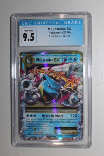 M Blastoise-EX graded CGC 9.5 for sale on eBay