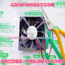 1 PCS RUNDA Fan RS8025B24VH-A DC24V 8CM 8025  2 wire cooling fan
