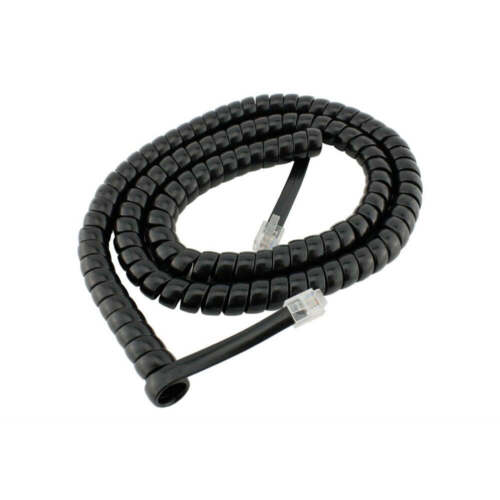 DCC Concepts DCD-ACL RJ12 6 pin Curly Cord For Powercab and Cobalt Alpha 2m - Picture 1 of 1
