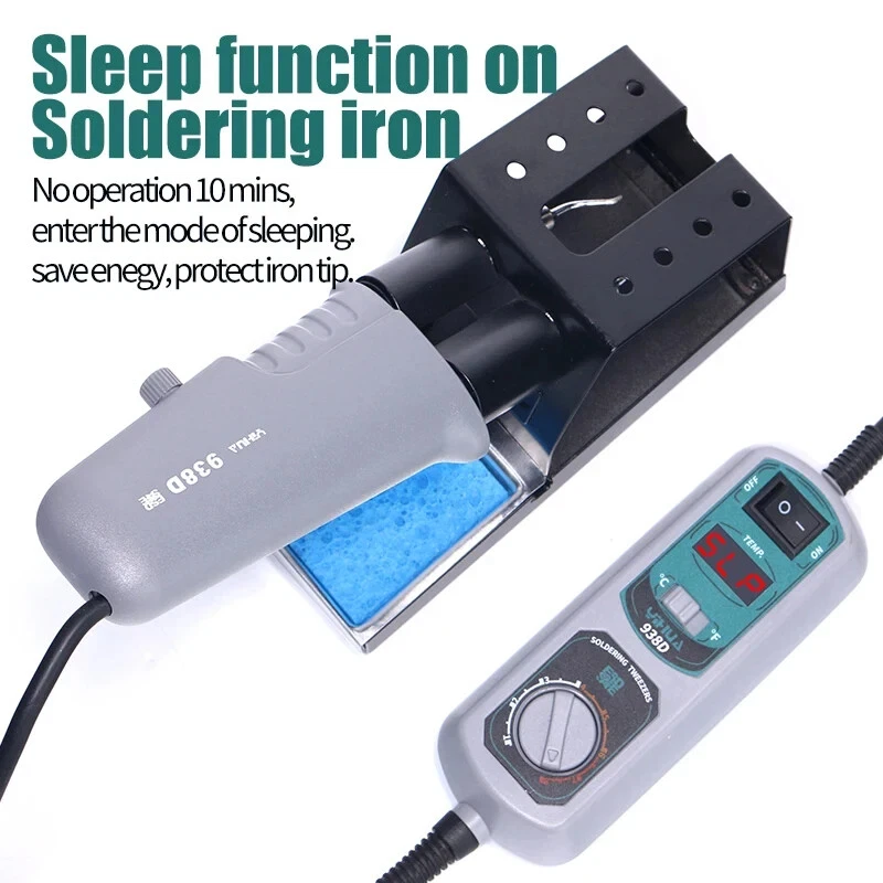 YIHUA 938D 60W Pinzas Calientes Estación de Soldadura Soldador Kit SMD Desoldadura Foto 4 de 4