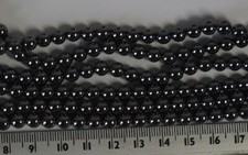 25 x 6mm haematite round beads - beads for jewellery & crafts
