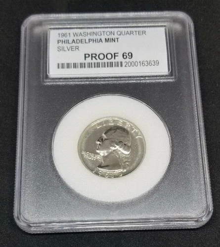 1961 Silver Washington Quarter Proof Philadelphia mint