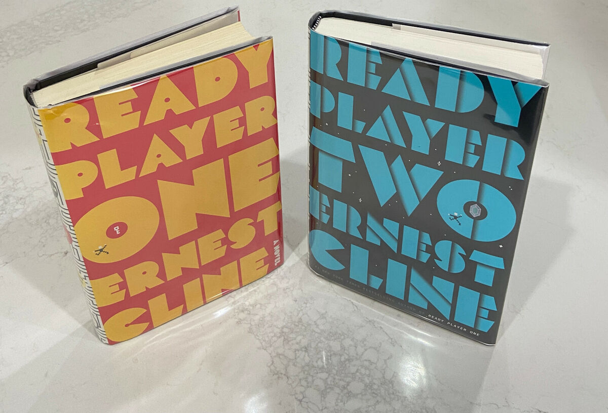 READY PLAYER ONE & TWO Ernest Cline Original Hardcover Book First Ed 1st  Print