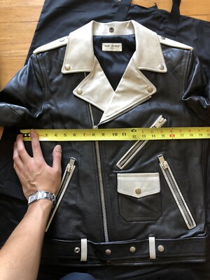SAINT LAURENT BY HEDI SLIMANE FW14 BLACK AND WHITE MOTO SAINT LAURENT BY HEDI SLIMANE FW14 BLACK AND WHITE MOTO