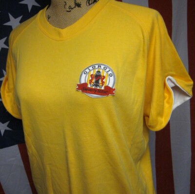 GIORGIO BEVERLY HILLS med T shirt rare Rodeo Drive luxury boutique T shirt 1980s