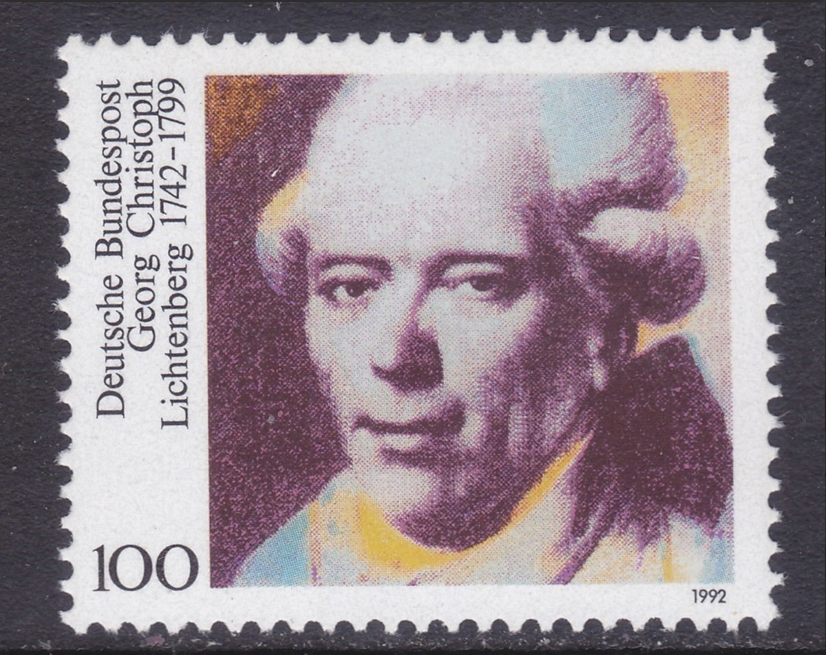 BRD FRG #Mi1616 MNH 1992 Georg Christoph Lichtenberg [1749 YT1444